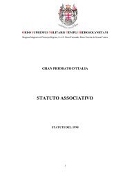 Statuti Internazionali dell'Ordine 1990 - Osmth-It.Org