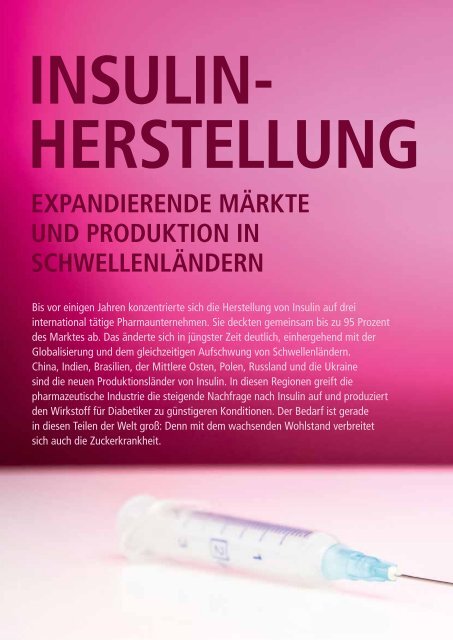 InsulIn PetrochemIsche AddItIve PektInherstellung - GEA Westfalia ...