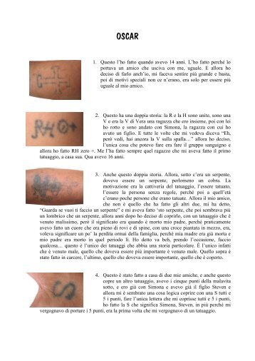 interviste su i tatuaggi - Smibroletto.It