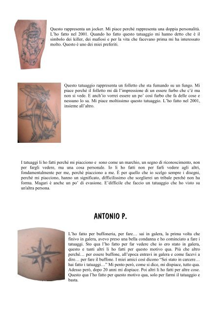 interviste su i tatuaggi - Smibroletto.It