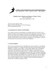 Syllabus - University of Michigan School of Social Work