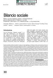 Bilancio sociale - Studio Rebecca & Associati