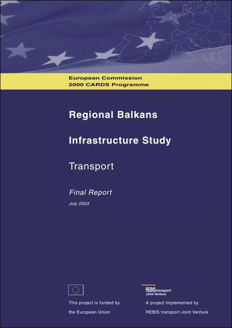 Regional Balkans Infrastructure Study Transport - WBC-INCO Net