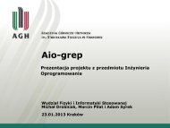 dokumentacja projektu Aio-grep.pdf - AGH