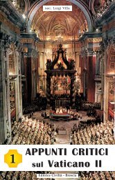 APPUNTI CRITICI sul Vaticano II 1 - Chiesa viva