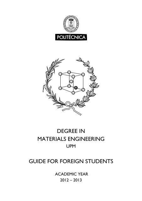 Guide For Foreign Students Grado En Ingenieria De Materiales