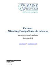 Vietnam: Attracting Foreign Students to Maine - Maine International ...