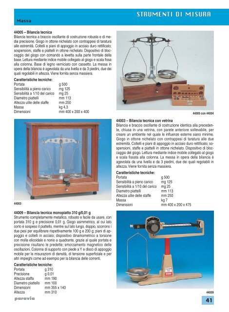 strumenti di misura - Paravia