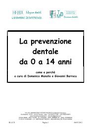 La prevenzione dentale da 0 a 14 anni - hiluxsoluzionidentali.it