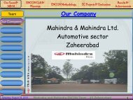 Mahindra & Mahindra Limited, Zaheerabad - Energy Manager Training