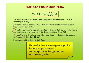 PORTATA FOGNATURA NERA