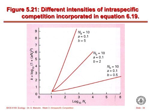 Intraspecific Competition.