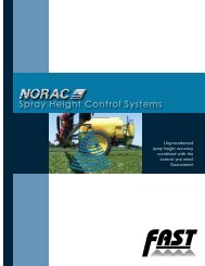 Spray Height Control Systems - Norac