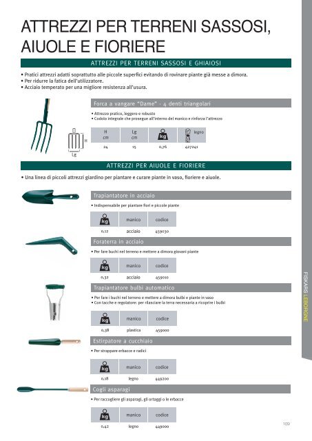 Catalogo GIARDINAGGIO 2013 - Fiskars