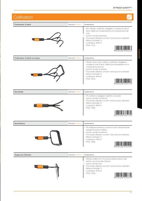 Catalogo GIARDINAGGIO 2013 - Fiskars