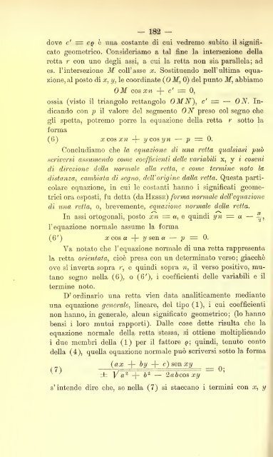 Lezioni di geometria analitica e proiettiva - Autistici