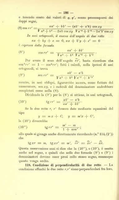 Lezioni di geometria analitica e proiettiva - Autistici