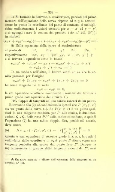 Lezioni di geometria analitica e proiettiva - Autistici