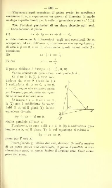 Lezioni di geometria analitica e proiettiva - Autistici