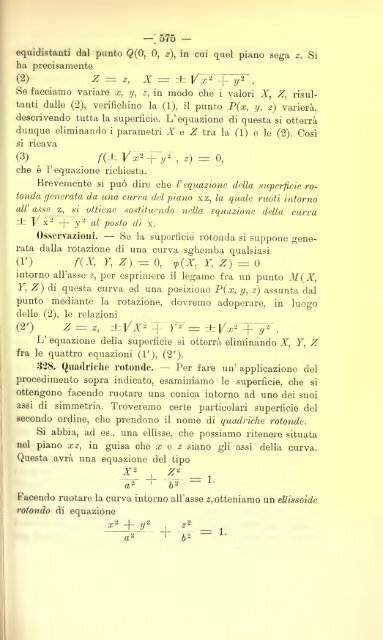 Lezioni di geometria analitica e proiettiva - Autistici