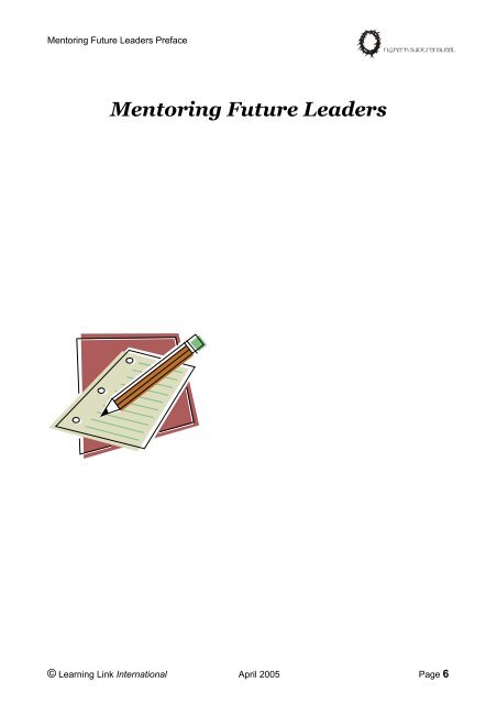 Mentoring   Future Leaders