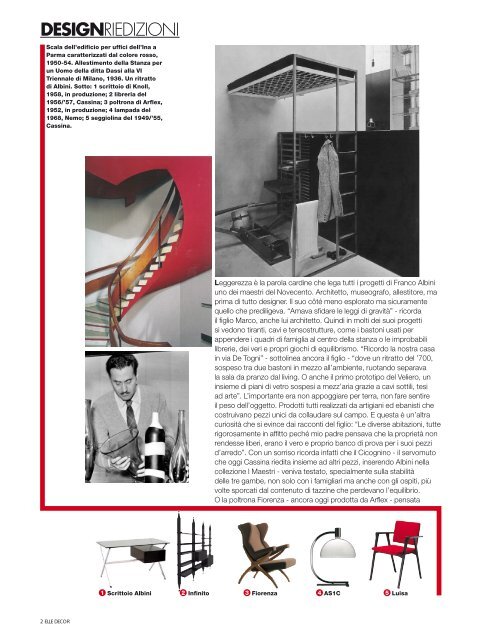 Elle Decor 2008 - Fondazione Franco Albini