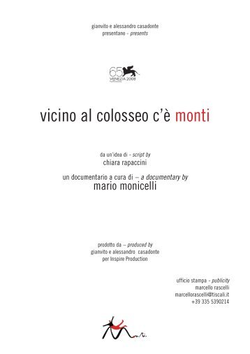 vicino al colosseo c'è monti - Cineteca di Bologna