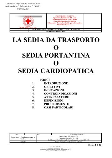 Protocollo Sedia Portantina hot! - crocerossachepassione