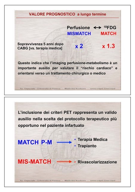 Cardiologia nucleare - Università degli Studi di Padova
