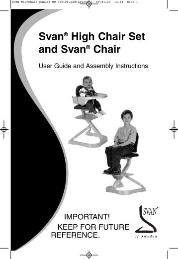 Svan® High Chair Set and Svan® Chair - Svanshop