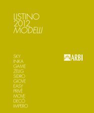 LISTINO 2012 MODELLI