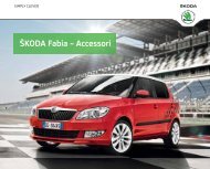 download del Catalogo Accessori Originali ŠKODA ... - Skoda Italia