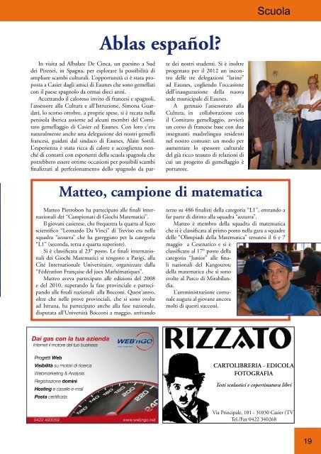 Dicembre 2011 - Comune di Casier