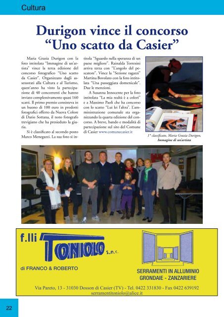 Dicembre 2011 - Comune di Casier