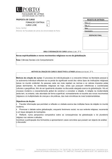 programa e ficha de inscrição do curso - Ponte Margem