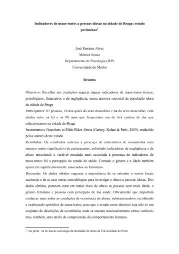sociologia, flup.pdf - Universidade do Minho