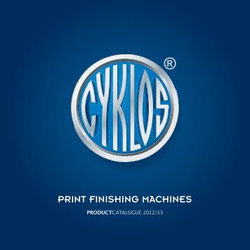 PRINT FINISHING MACHINES - Cyklos