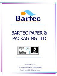 BARTEC PAPER & PACKAGING LTD - Approved Business