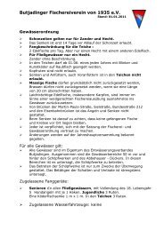 Gewässerordnung - Butjadinger Fischereiverein von 1935 e.V.