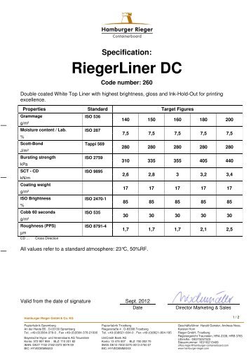 RiegerLiner DC - Hamburger Rieger GmbH & Co. KG