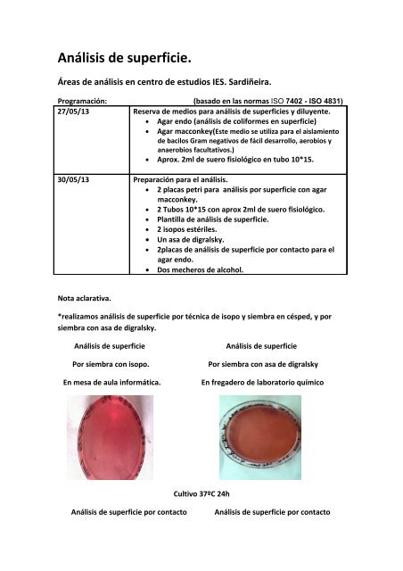 Analisis De Superficie