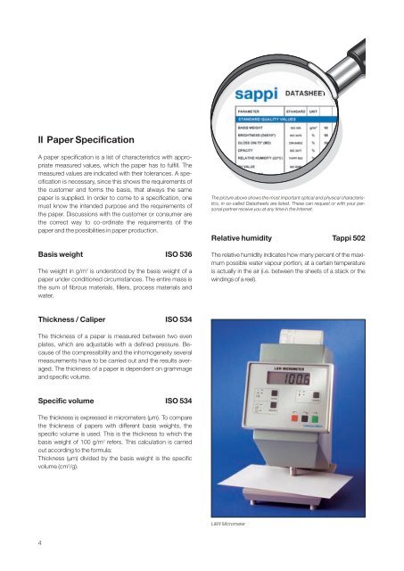 Paper Standards Measur Umschlag - Sappi Mobile