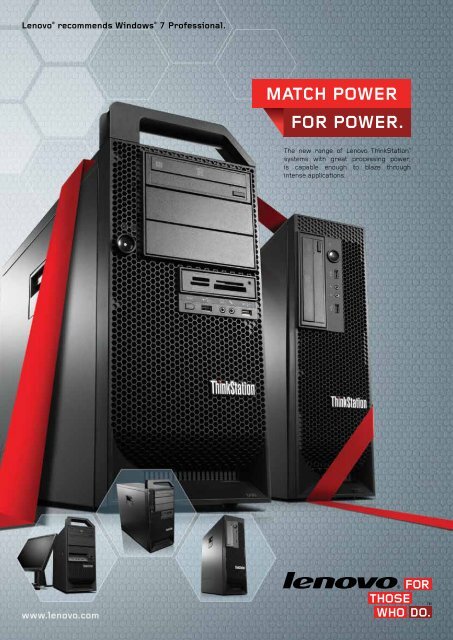FOR POWER. MATCH POWER - Lenovo