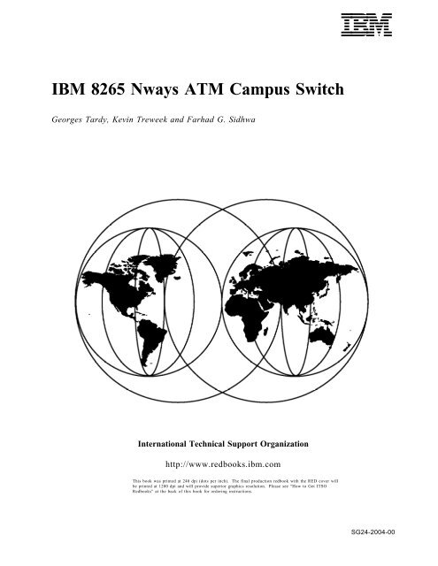 IBM 8265 Nways ATM Campus Switch - IBM Redbooks