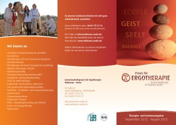 Unser Seminarangebot für 2012/2013 können Sie hier als PDF ...