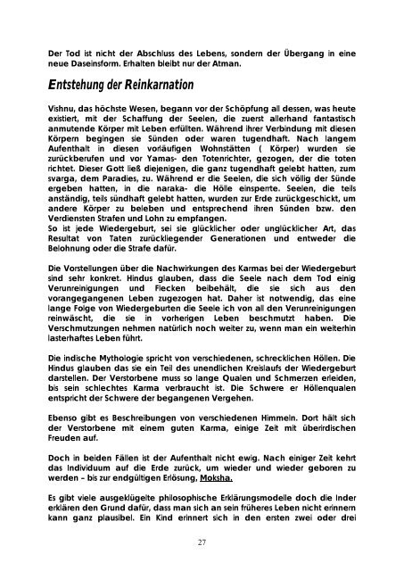 Ausarbeitung zum Hinduismus (pdf) - fachschulteam