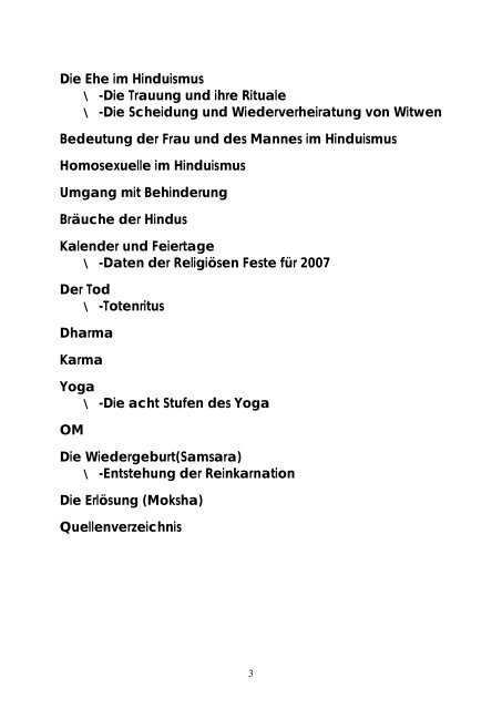 Ausarbeitung zum Hinduismus (pdf) - fachschulteam