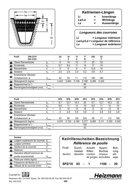 catalogue à télécharger PDF 4.00 MB - Heizmann AG