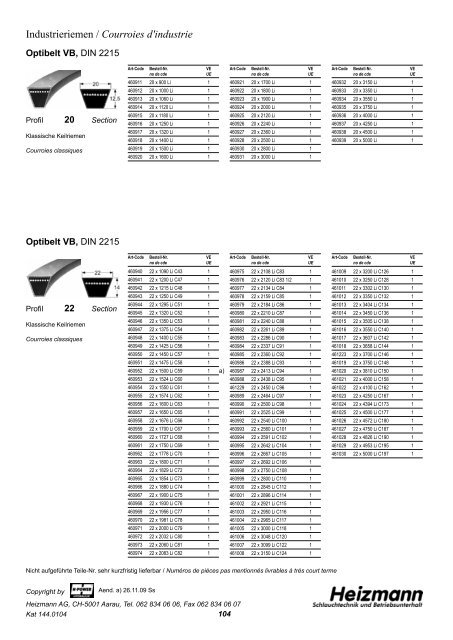 catalogue à télécharger PDF 4.00 MB - Heizmann AG