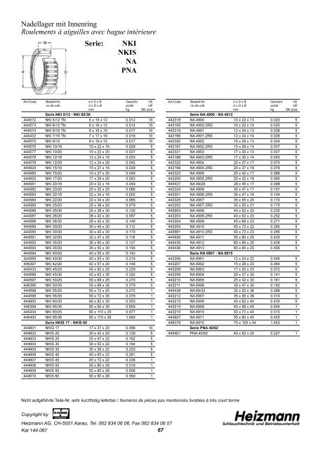 catalogue à télécharger PDF 4.00 MB - Heizmann AG